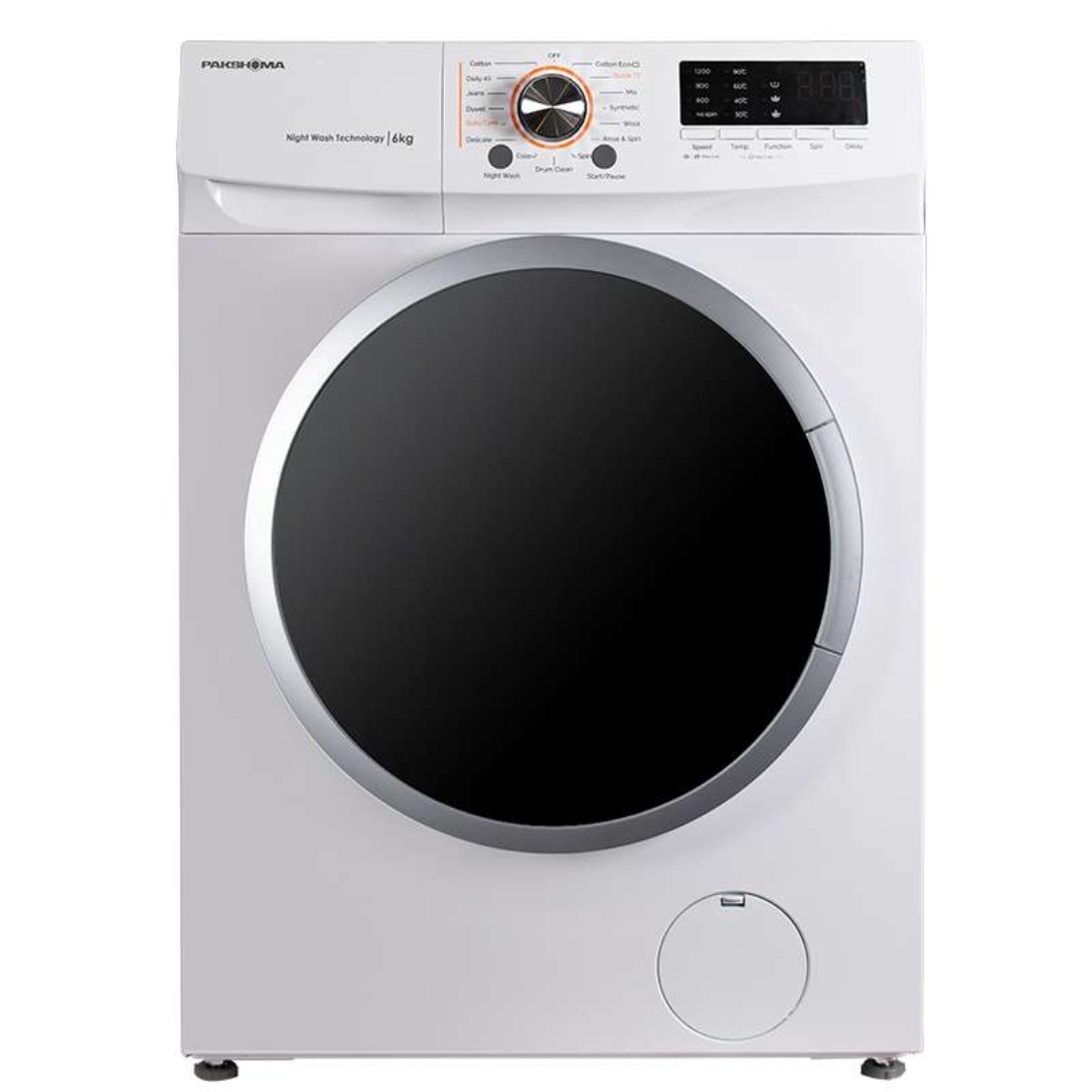 ماشین لباسشویی 6کیلویی پاکشوما TFU-65100 سفیدناموجود