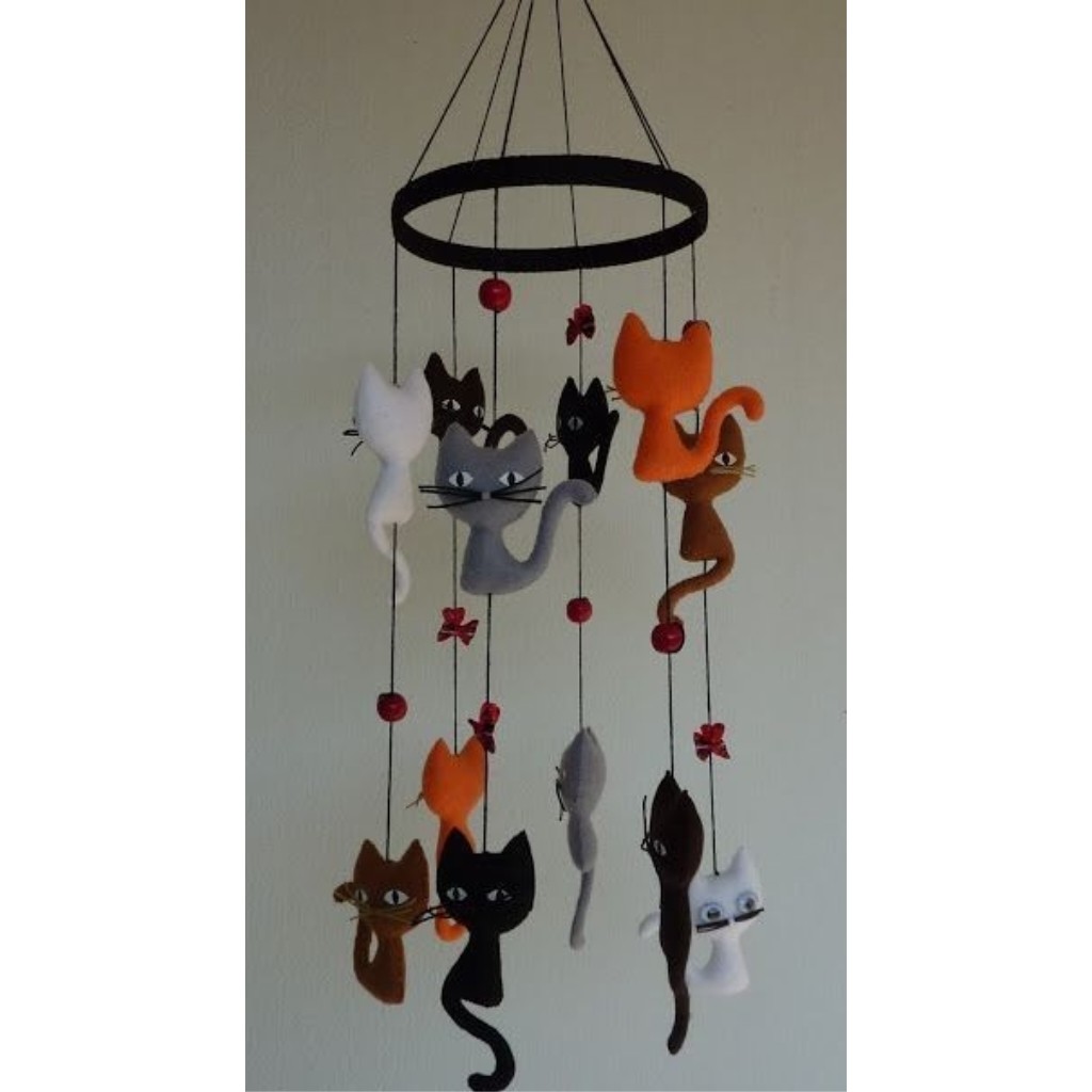 لوستر نمدی گربه