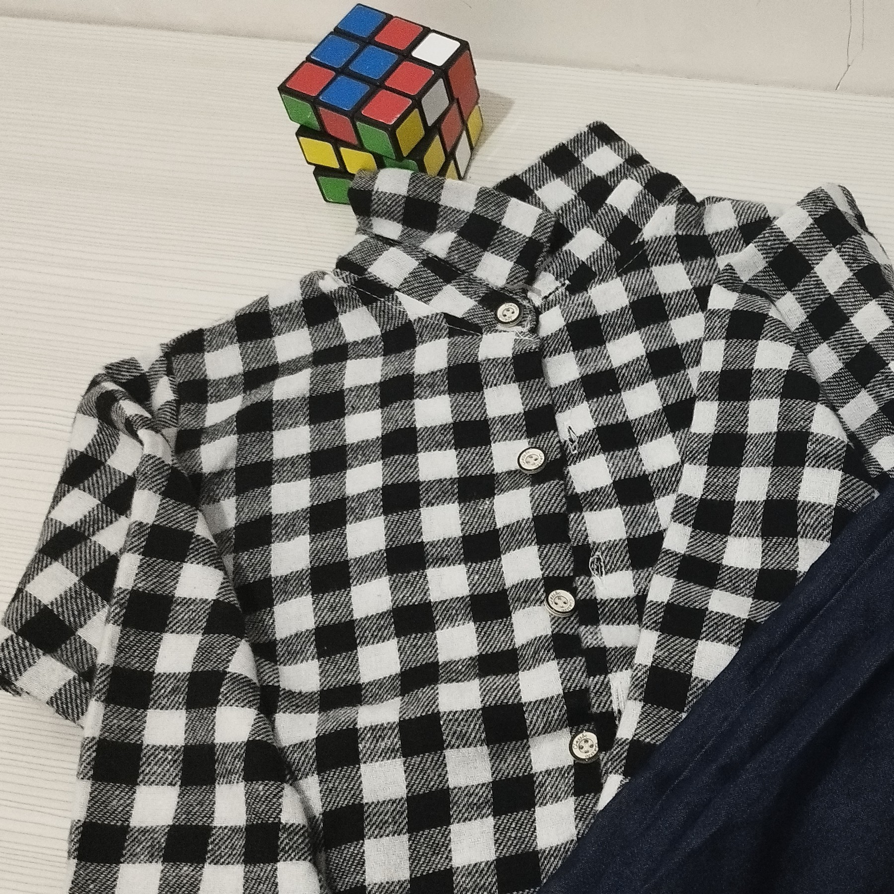 بلوز پشمی و شلوار طرح لی 