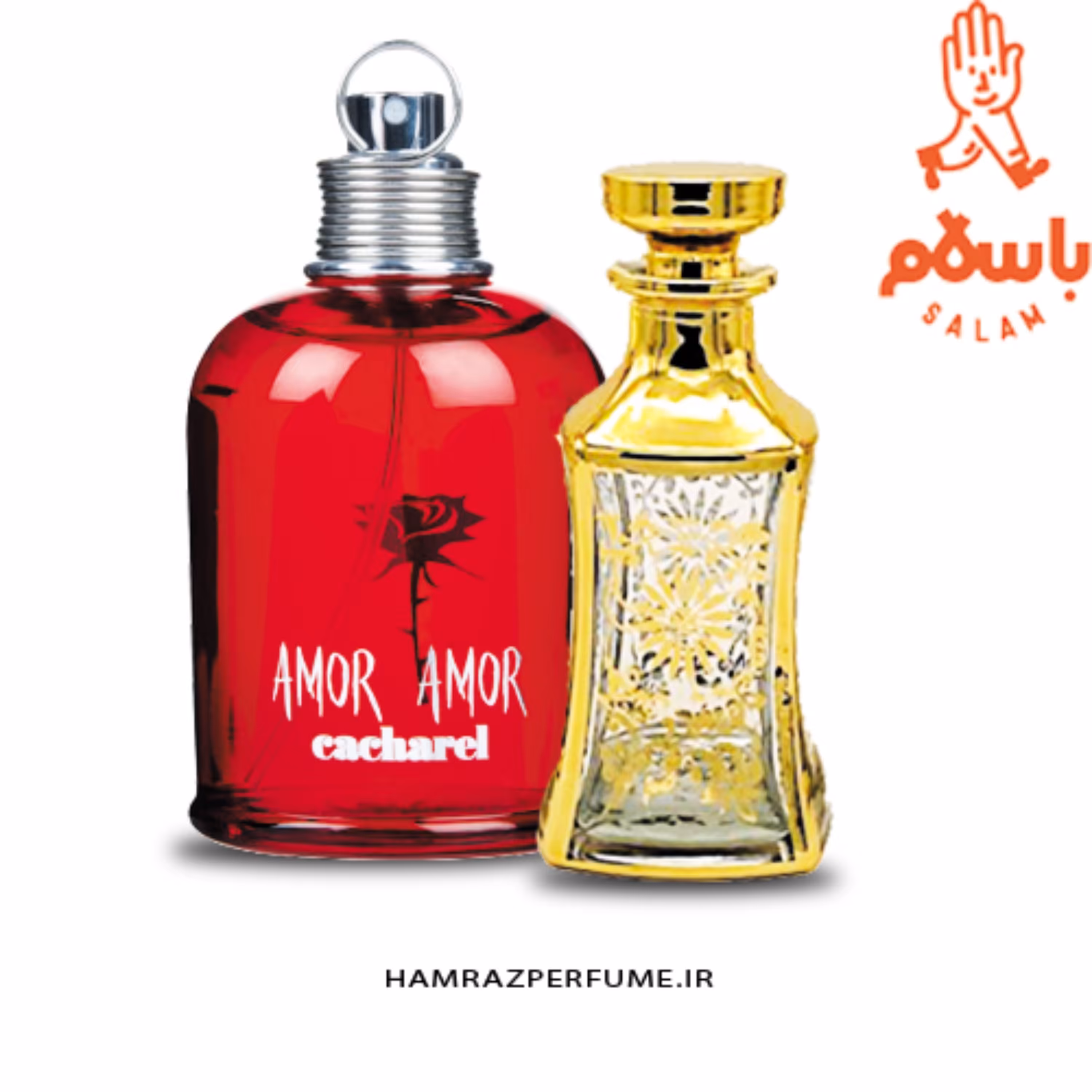 عطر آمور آمور کارشال خالص و بدون الکل  (گرمی) Cacharel Amor Amor