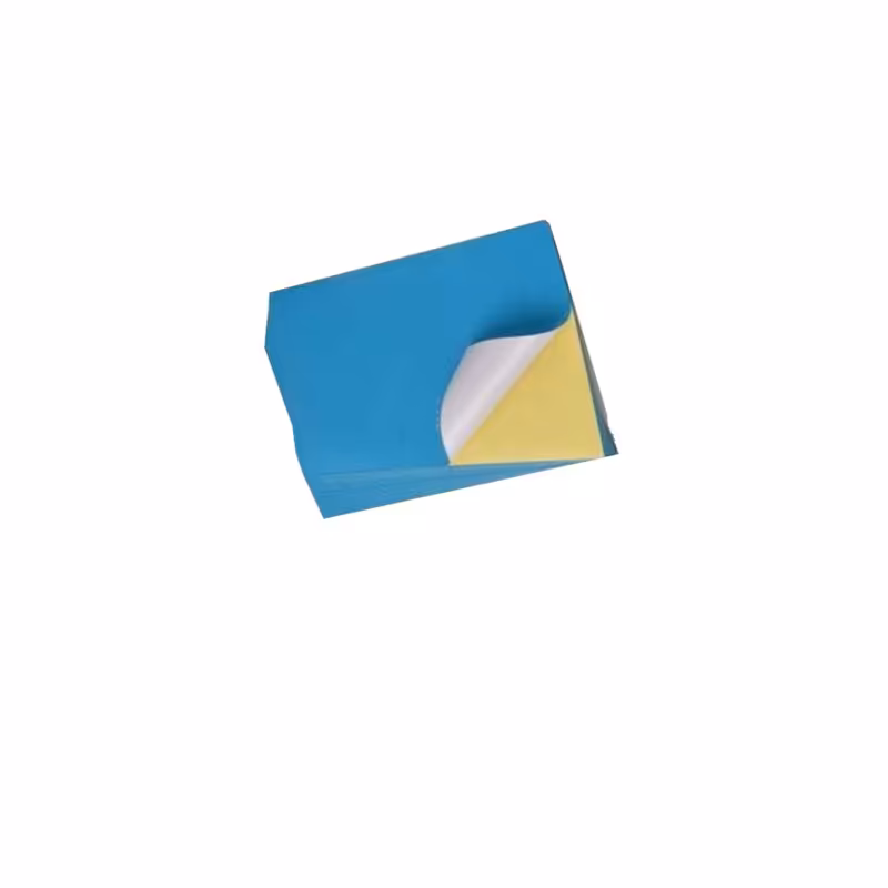 کاغذ پشت چسب دار سایز A4 آبی