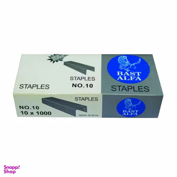 سوزن منگنه بست آلفا مدل NO.10 سایز 10 بسته 10000 عددی