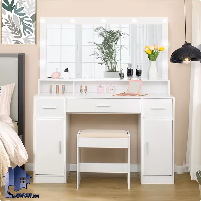 میز آرایش لامپ دار DJ657