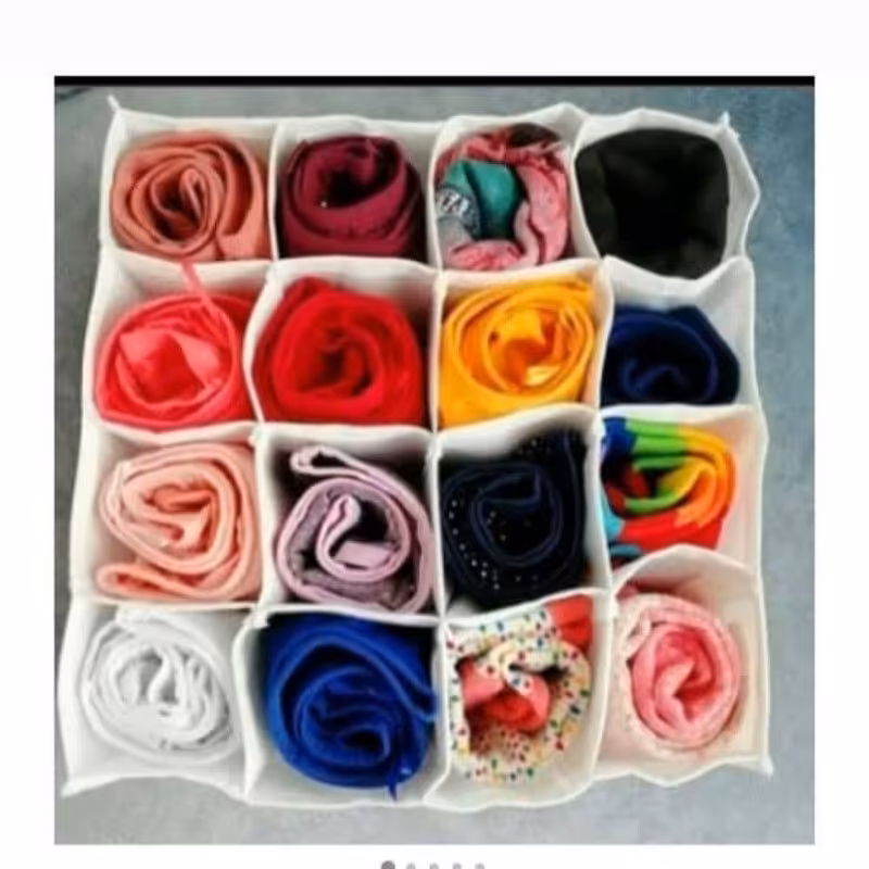 باکس نظم دهنده(مخصوص جوراب ، لباس زیر، لباس نوزاد و...)