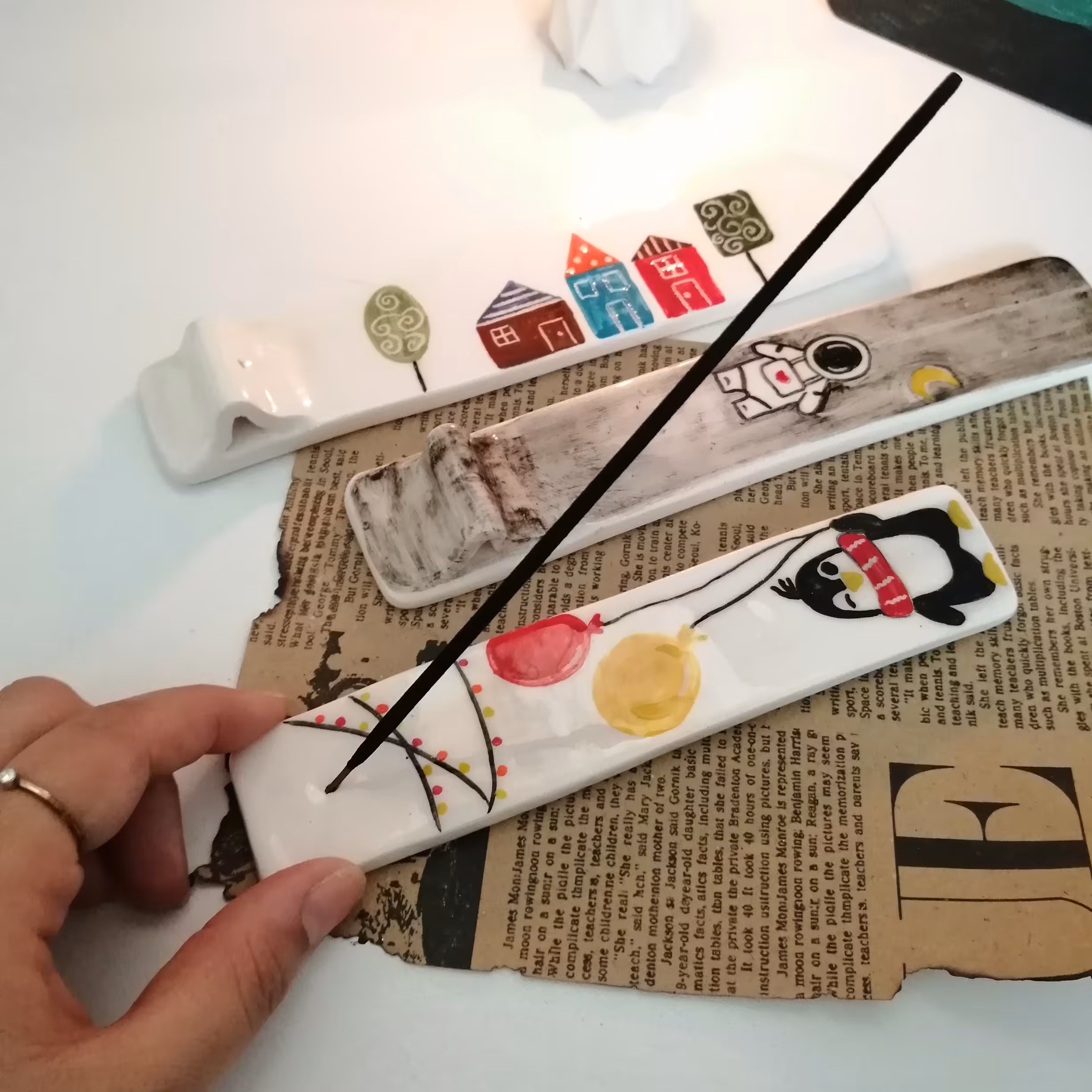 جاعودی عودسوز جاشمعی دکوری کادویی فضانورد شازده کوچولو