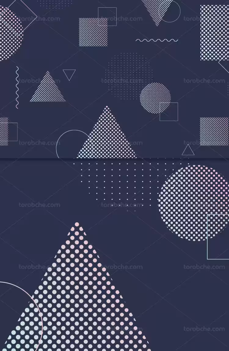 وکتور زمینه اشکال هندسی با کیفیت | گرافیک با طعم تربچه