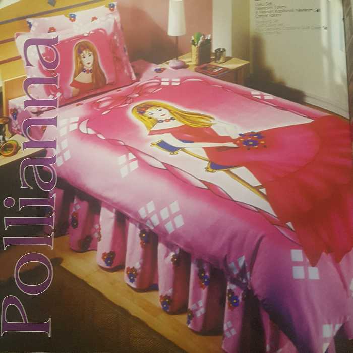 لحاف یک نفره صد در صد ترک طرح باربی