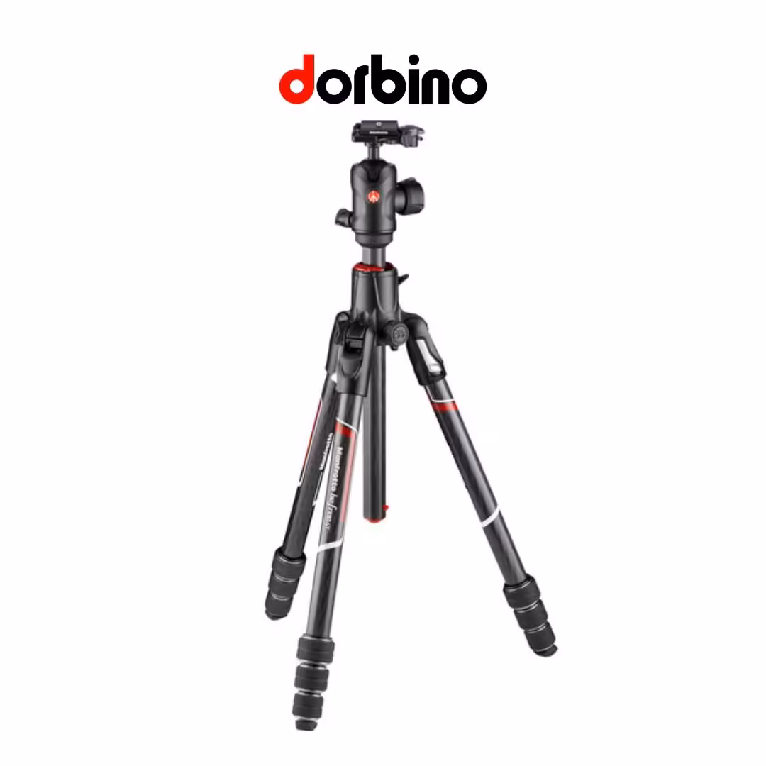 سه پایه عکاسی مانفرتو Manfrotto Befree GT XPRO Carbon Fiber Travel Tripod with 496 Center Ball Head - فروشگاه دوربین دوربینو