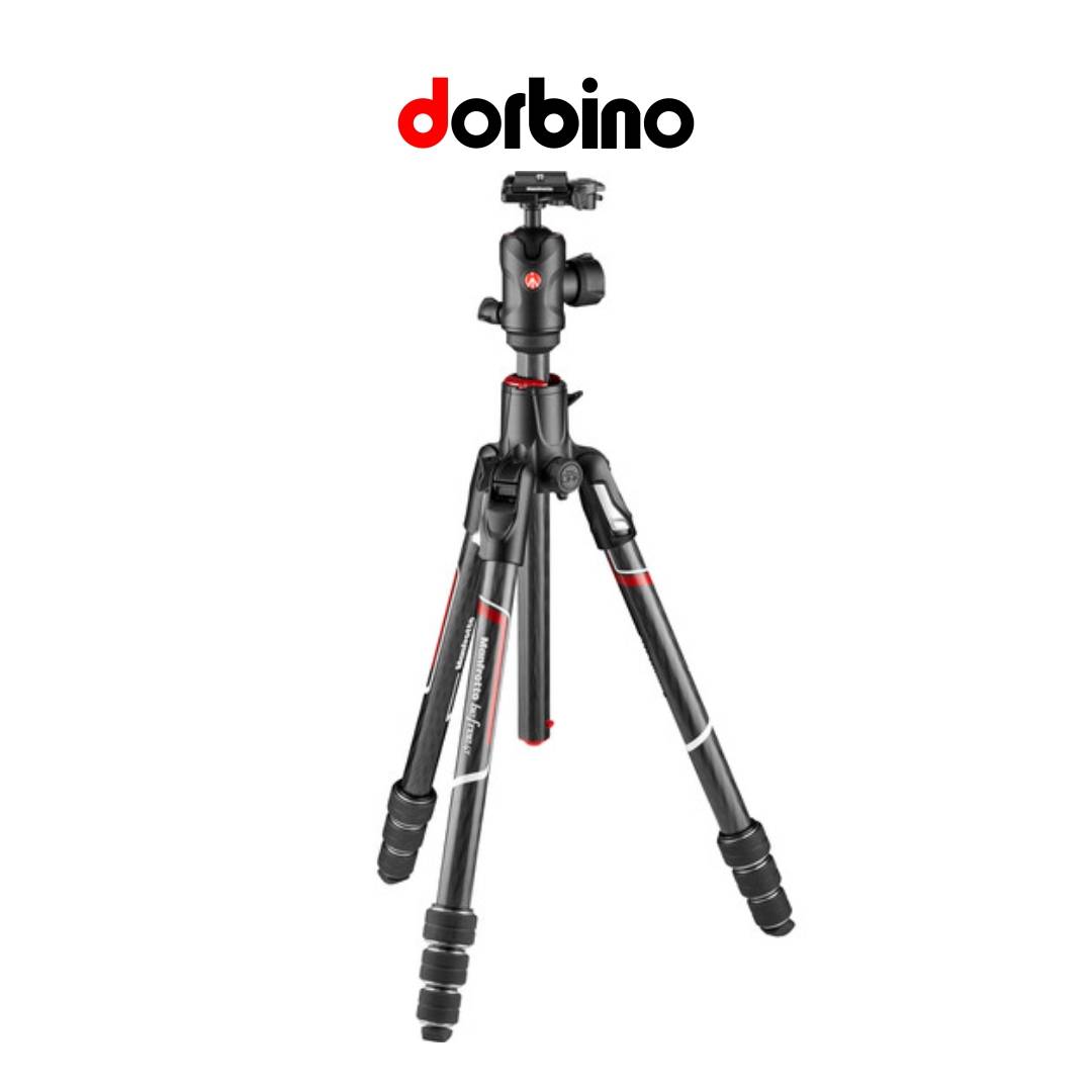 سه پایه عکاسی مانفرتو Manfrotto Befree GT XPRO Carbon Fiber Travel Tripod with 496 Center Ball Head - فروشگاه دوربین دوربینو