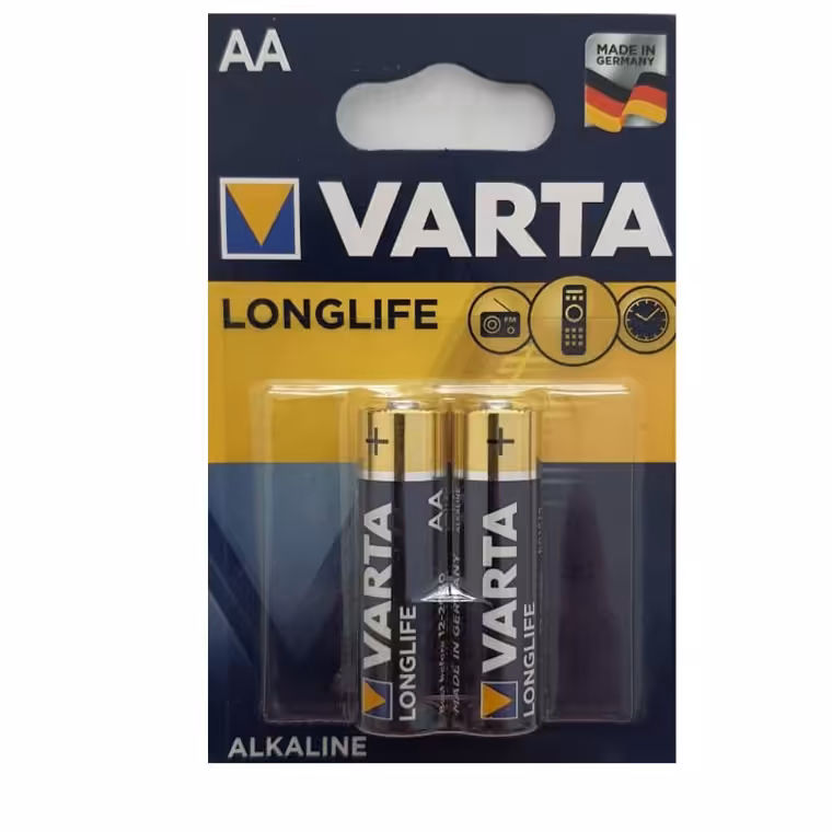 باتری قلمی وارتا مدل Longlife -MN1500-LR6 بسته 2 عددی