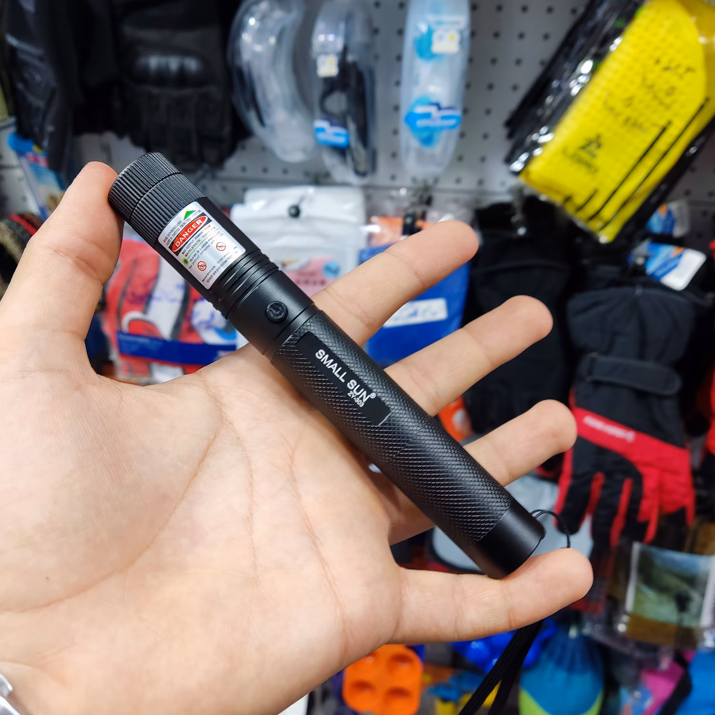 لیزر شارژی اسمال سان اورجینال تضمینی باتری اصلی و جعبه دار