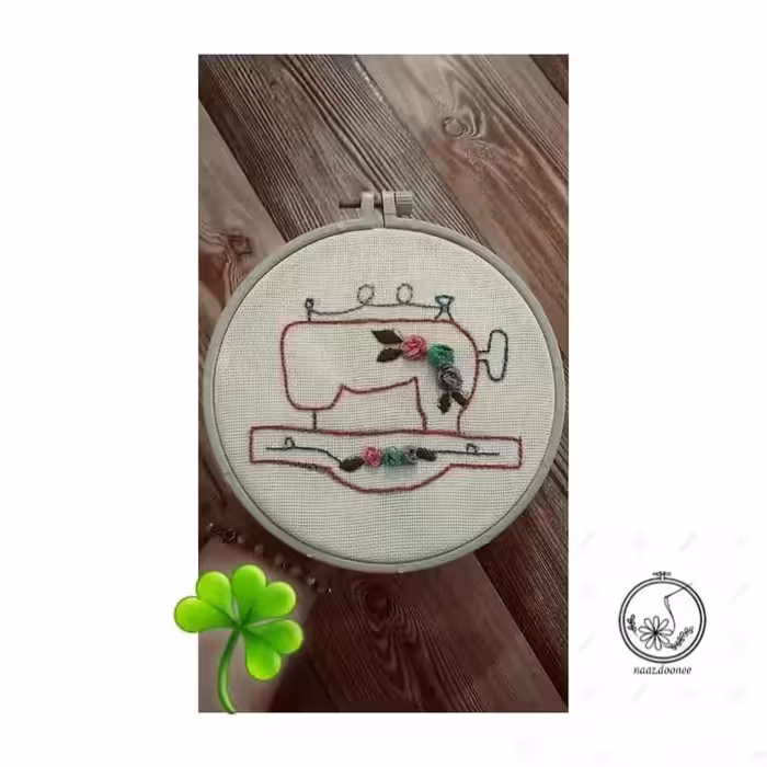 دیوارکوب گلدوزی☁️