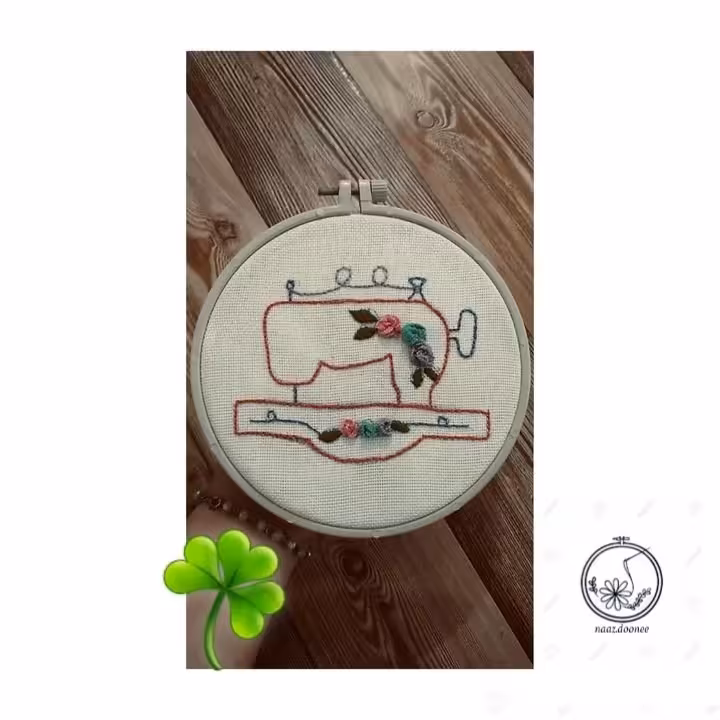 دیوارکوب گلدوزی☁️