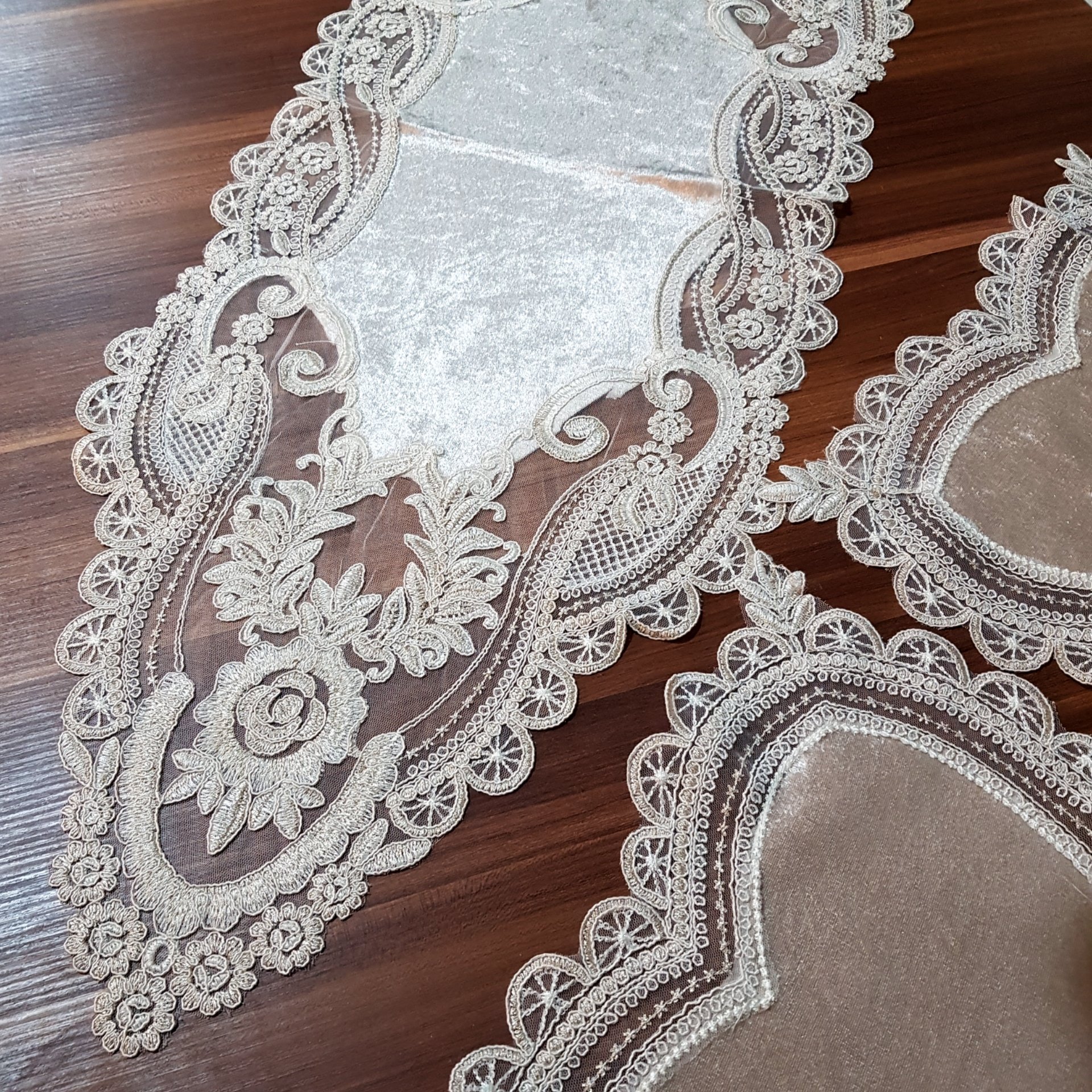 ست رومیزی سه تیکه ترک مدل dr1