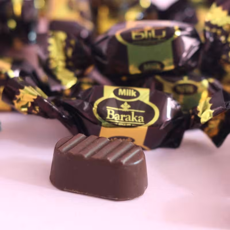 شکلات دوسر پیچ شیری باراکا / 500گرم
