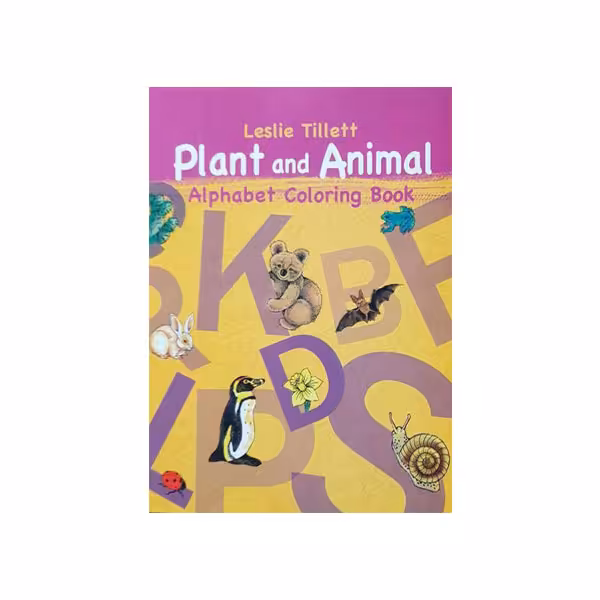 Alphabet Coloring Book Plant and Animal