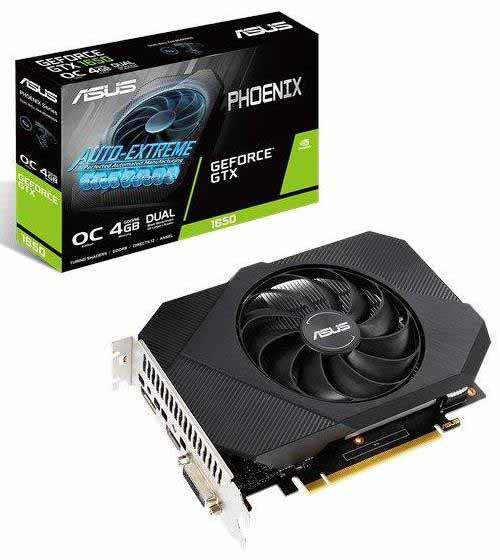 خرید کارت گرافیک ایسوس Graphics ASUS PH GTX 1650 O4GD6 با بهترین قیمت