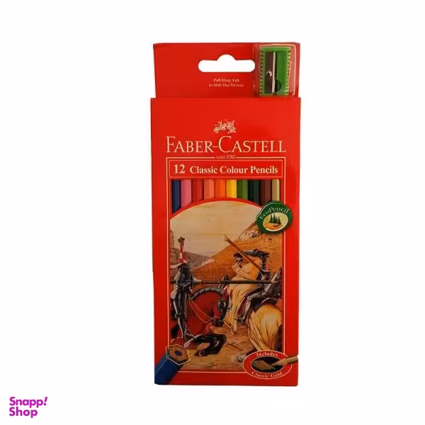 مداد رنگی 12 رنگ فابر کاستل مدل 115852