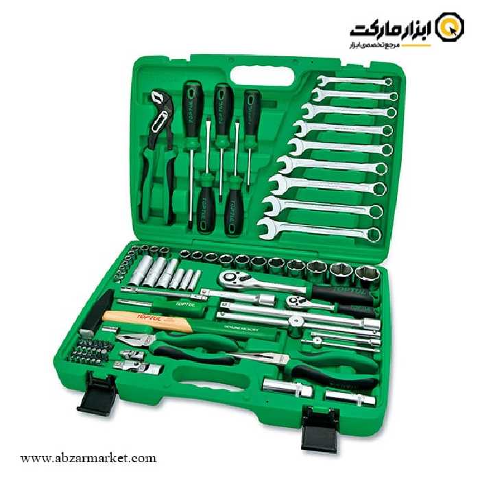 جعبه ابزار تاپ تول با لوازم 80 عددی مدل GCAI8002