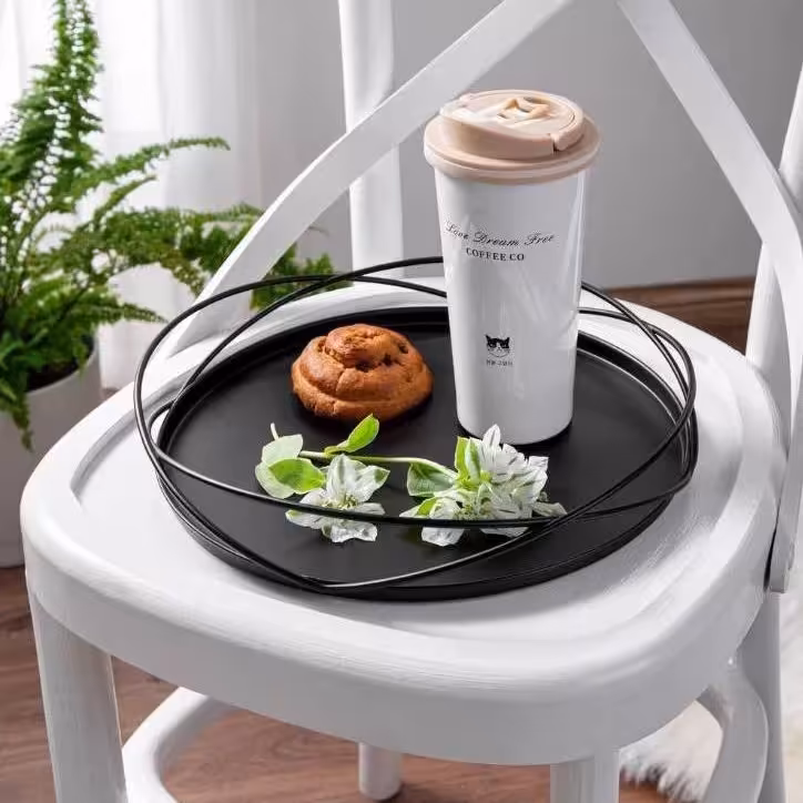 سینی گرد فلزی