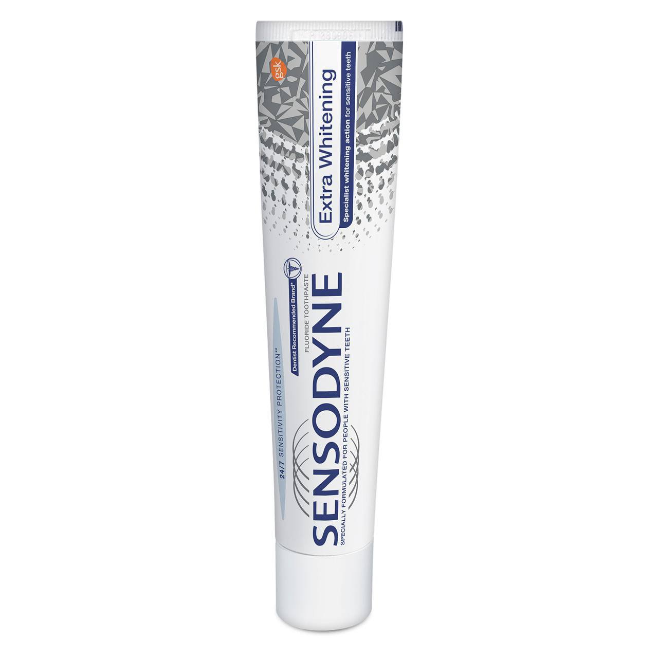 خمیدندان سفید کننده سنسوداین مدل Extra Whitening برای دندان های حساس حجم  75 میل