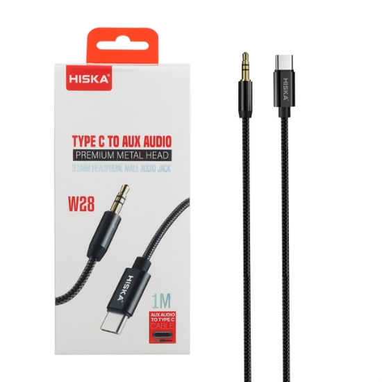 کابل تبدیل تایپ سی به AUX هیسکا مدل W28