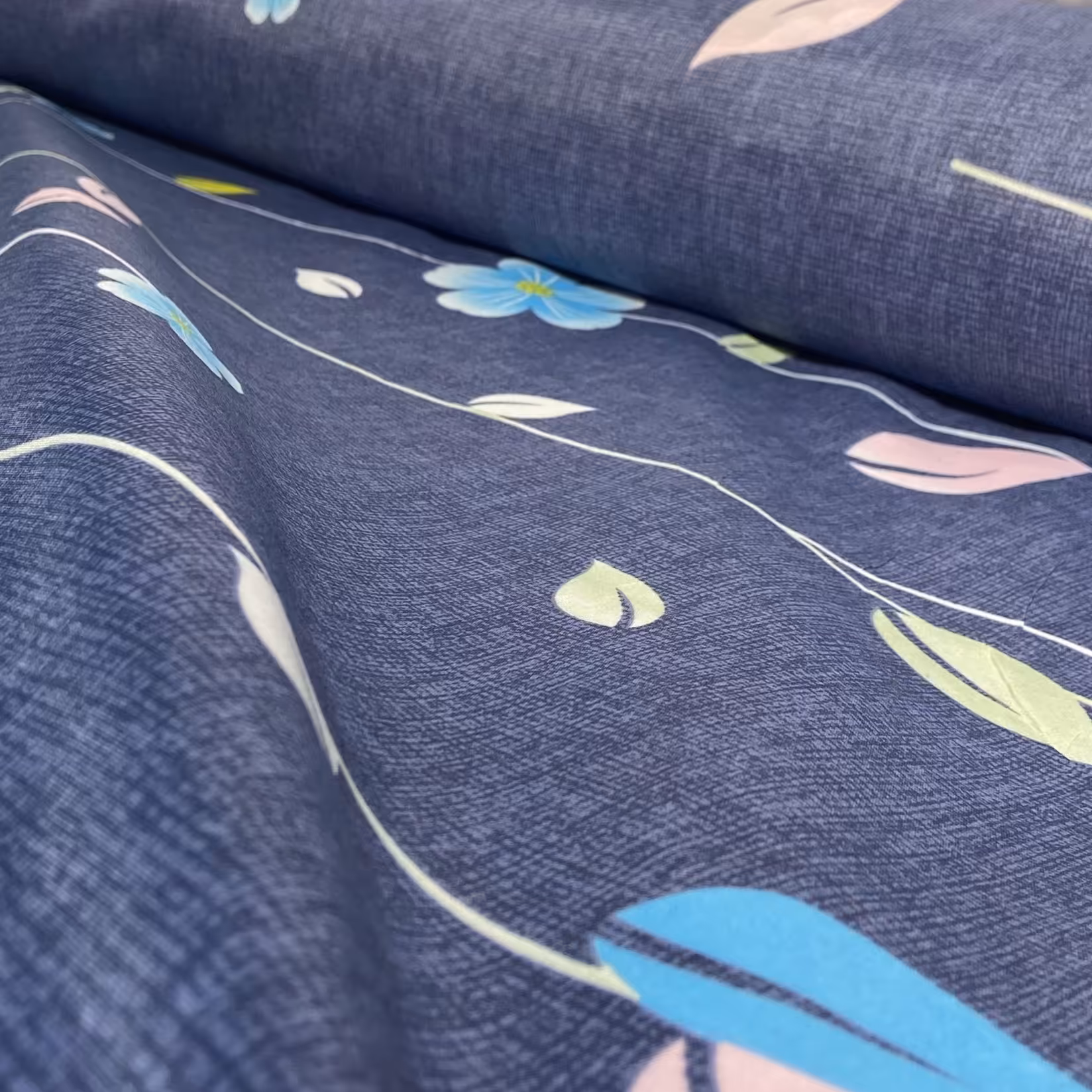 پارچه ملحفه خارجی عرض  2.4 طرح گل وخطی کد0 1