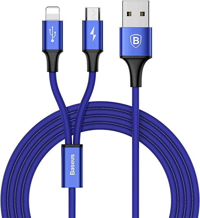 کابل شارژ 2 سر Baseus Rapid Series 2 In 1 Cable