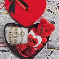 باکس هدیه ساعت و دو عدد دستبند