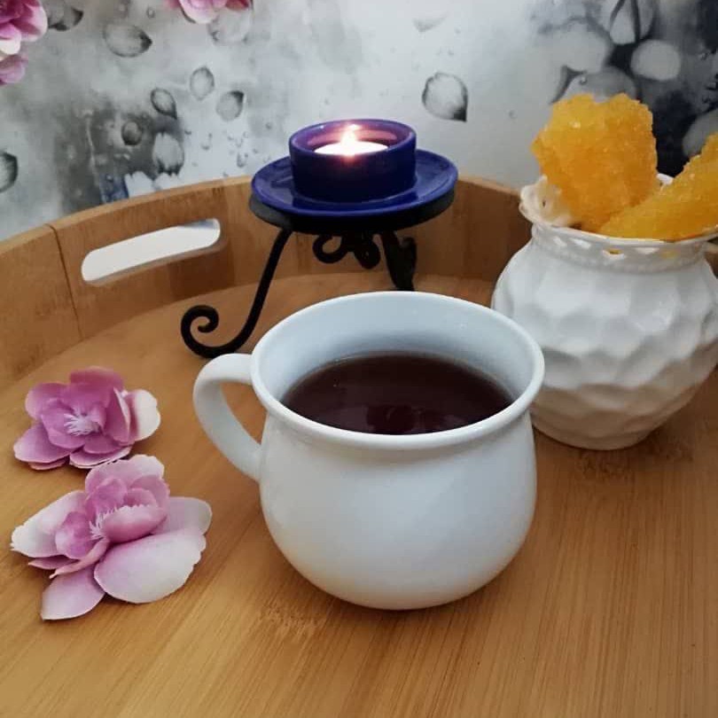ماگ سرامیکی سفید لته خوری لیوان سرامکی سفید کپل