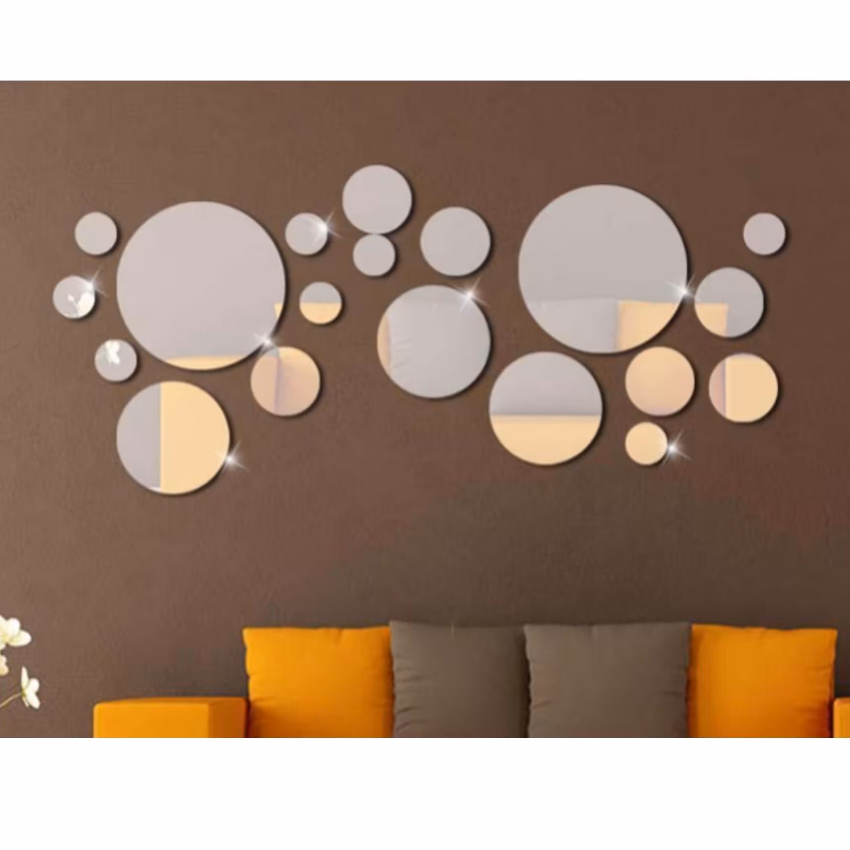 آینه دکوراتیو 19 عددی  دکوری