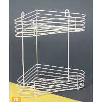 جالیفی 2 طبقه هوم دکس سایز 36 در 29 تک رنگ از جنس روکش پلاستیک