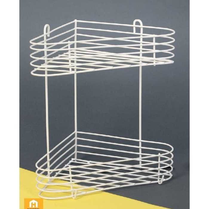 جالیفی 2 طبقه هوم دکس سایز 36 در 29 تک رنگ از جنس روکش پلاستیک