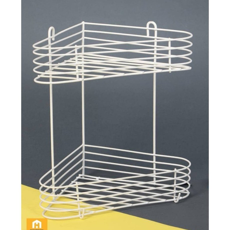 جالیفی 2 طبقه هوم دکس سایز 36 در 29 تک رنگ از جنس روکش پلاستیک