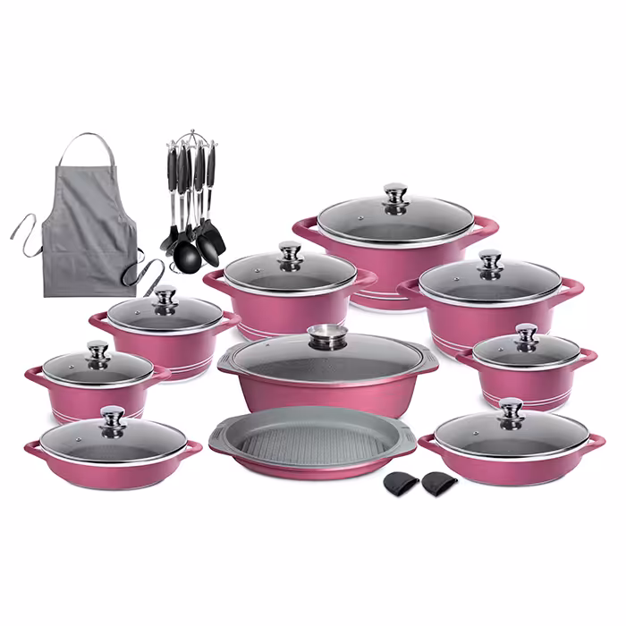 سرویس قابلمه 33 پارچه MGS طرح ایتالیا B