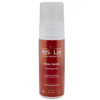 فوم پاک کننده پوست های خشک و حساس رزالیا مدل Rosa Scence حجم 150 میل