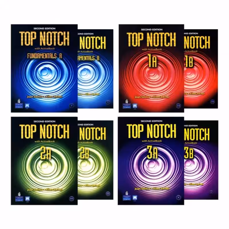 Top Notch Second Edition Book Series کتاب