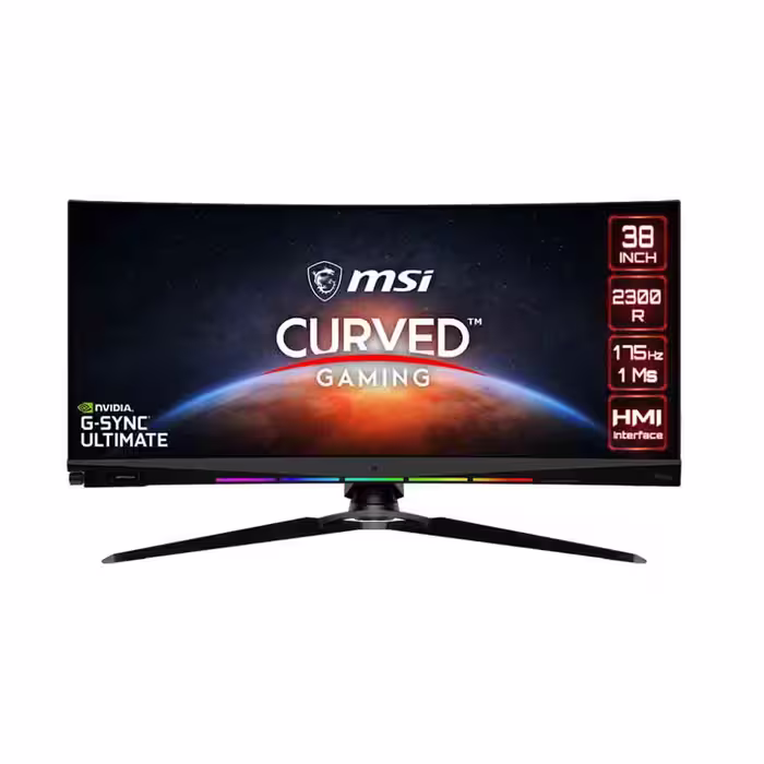 مانیتور گیمینگ ام اس آی مدل Optix MEG381CQR Plus سایز 37.5 اینچ