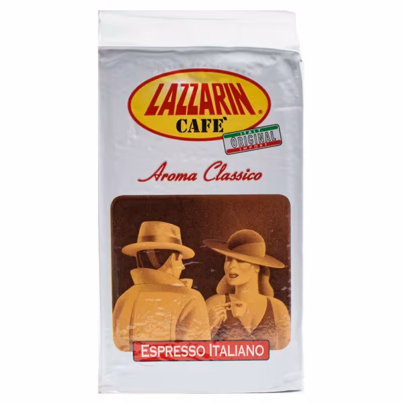 پودر قهوه اسپرسو ایتالیایی آروما کلاسیکو لازارین 250 گرم LAZZARIN