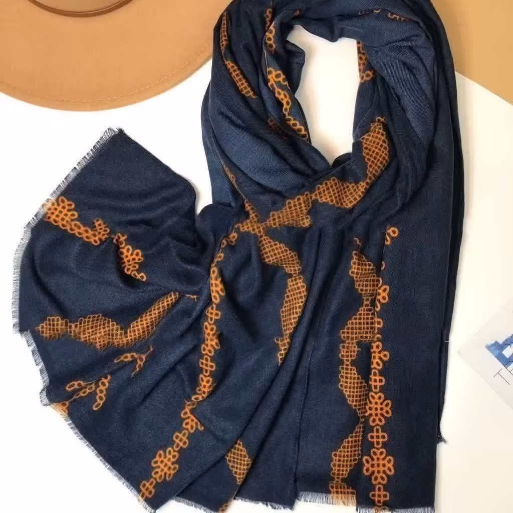 شال موهر گرم چاپی