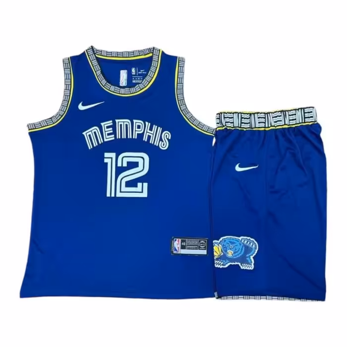 پیراهن شورت بسکتبالی ممفیس گریزلی شماره 12 بازیکن جا مورانت