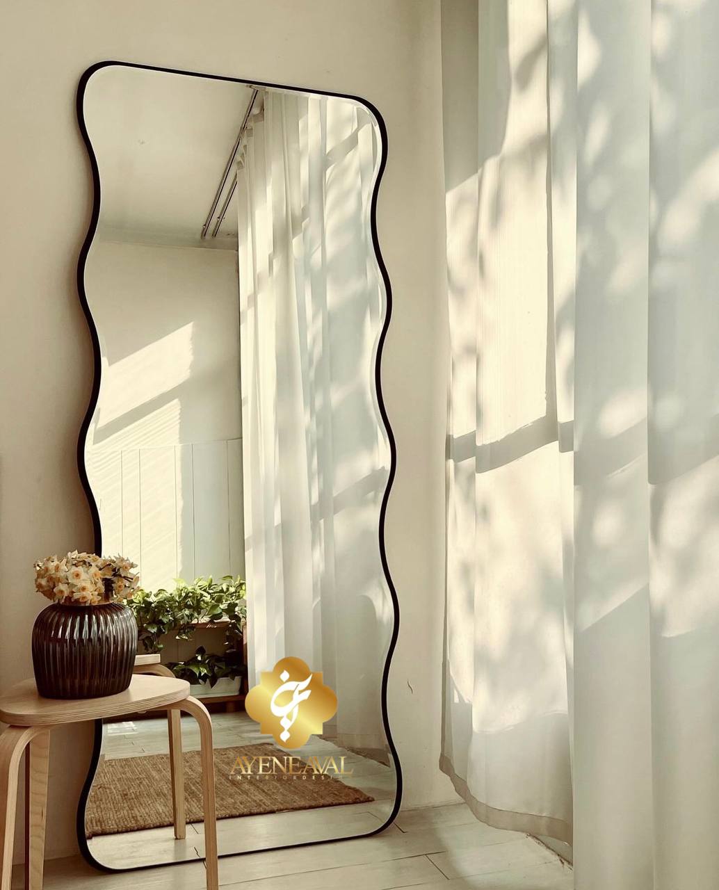 آینه قدی مدل پری | ابعاد 80* 180 - آینه اول