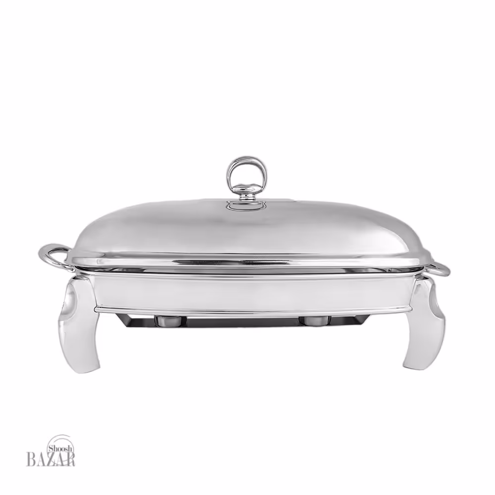 سوفله خوری مستطیل بزرگ پافیلی کروم ام جی اس کد 3101