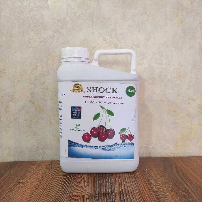 کود مخصوص درخت گیلاس شوک اصلی امریکایی 5لیتری 