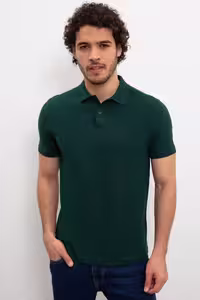 تی شرت یقه پولو سبز مردانه تیشرت اورجینال U.S. Polo Assn.