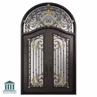 درب آهنی ورودی فرفورژه کد 30877