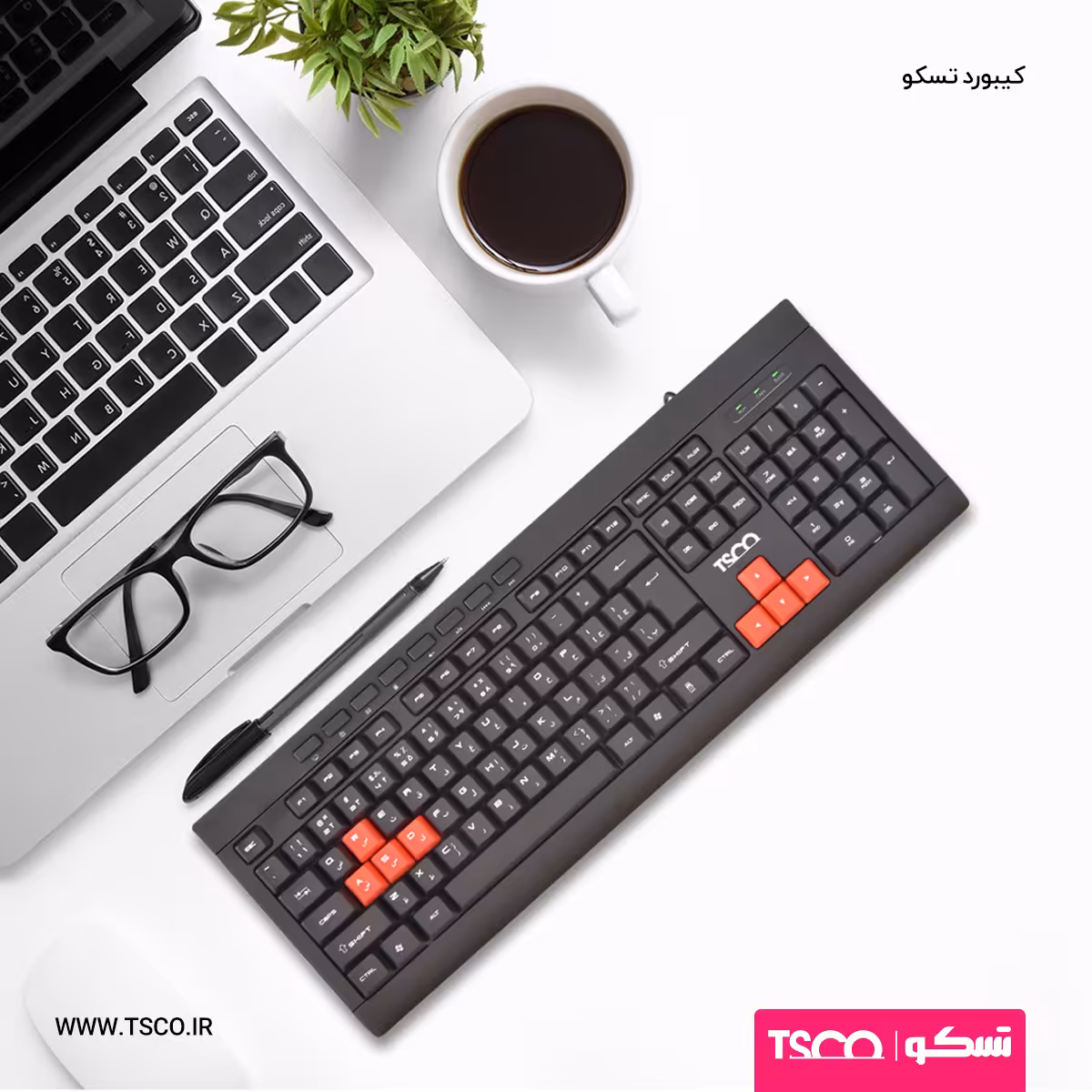 کیبورد تسکو مدل TK8003
