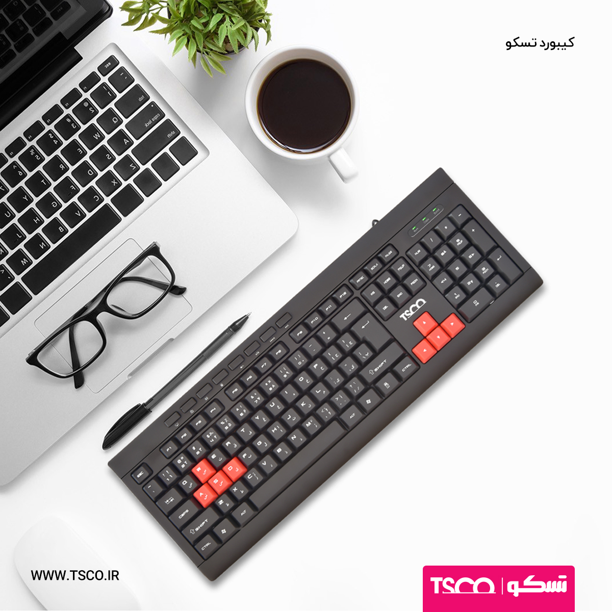 کیبورد تسکو مدل TK8003