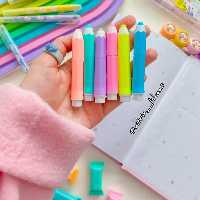 هایلایتر 6تایی طرح مداد رنگی