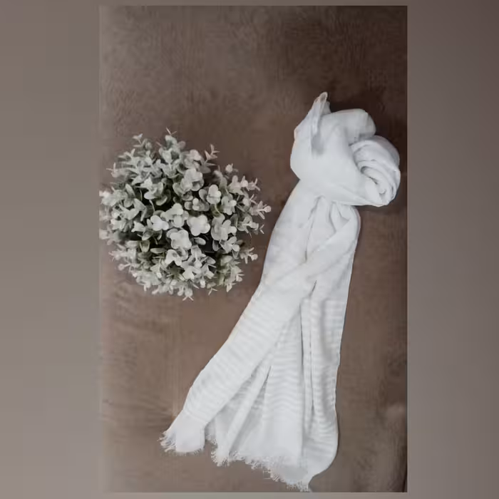 شال نخی حاشیه مخمل کد 2